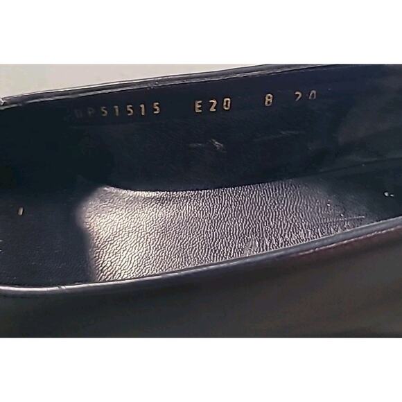 VTG Ferragamo Navy Leather Tassel Loafers 👞 Women’s 8 2A Classic Preppy Chic - Picture 6 of 9